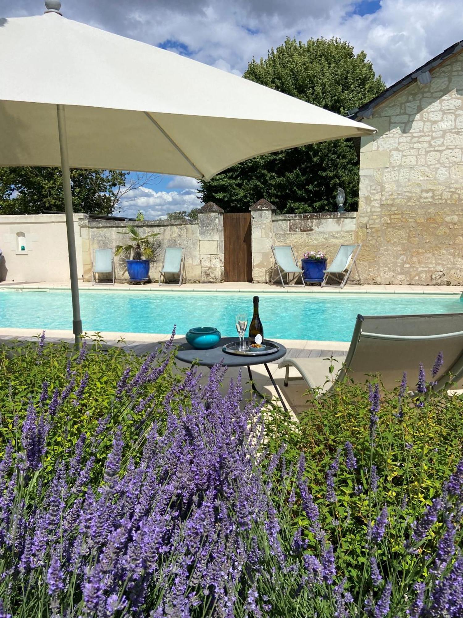 Demeure De Beaulieu Bed and Breakfast Le Coudray-Macouard Exteriör bild