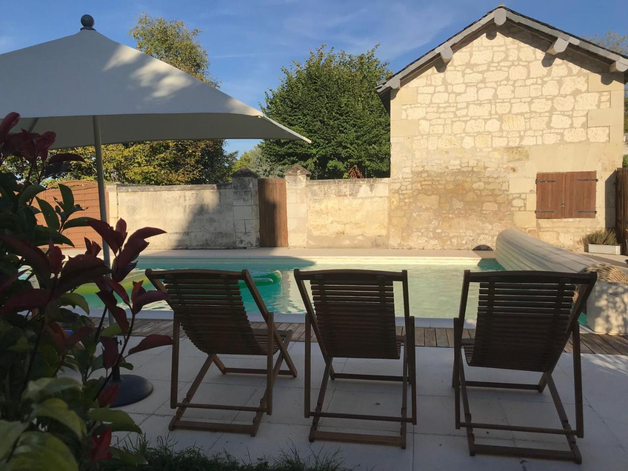Demeure De Beaulieu Bed and Breakfast Le Coudray-Macouard Exteriör bild